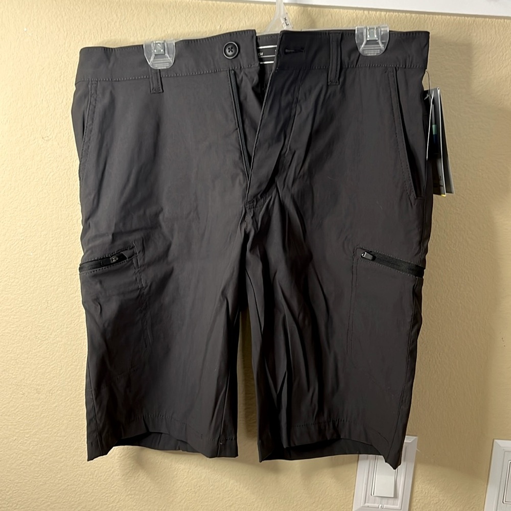 Gray cargo short. Water resistant